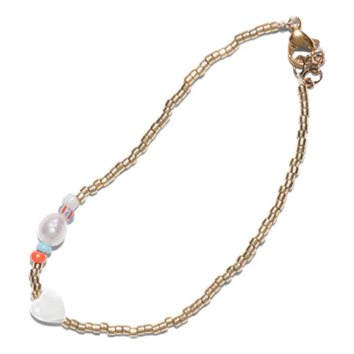 Hélène Heart Bracelet | Gold- Product image n°0