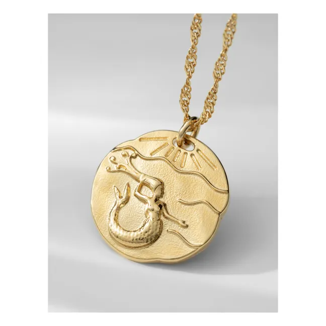 Water Pendant | Gold