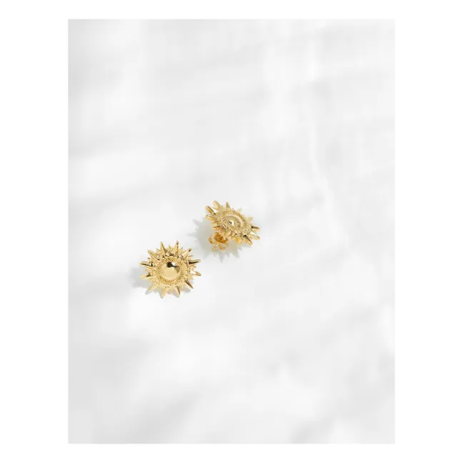 Valentina delicate stud earrings | Gold