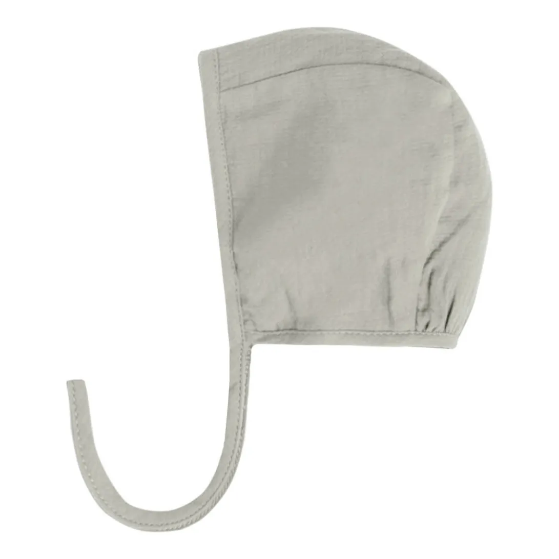 Quincy Mae Verdigris Organic Cotton Bonnet