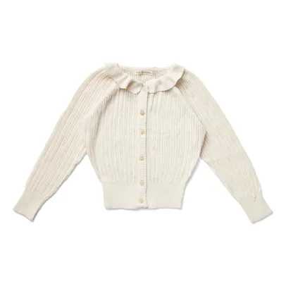 soor ploom Iona 聞き辛い cardigan milk 4/5y 