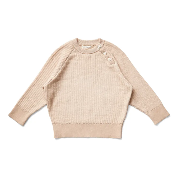 Soor Ploom - Pullover aus Bio-Baumwolle Pima Lou - Pfirsichfarben 