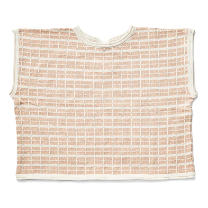 Iris Organic Pima Cotton Knit Top | Peach- Product image n°0
