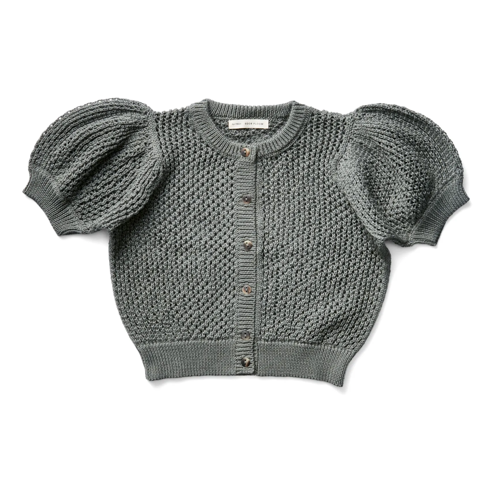 Soor Ploom - Mimi Organic Pima Cotton Cardigan - Khaki | Smallable  