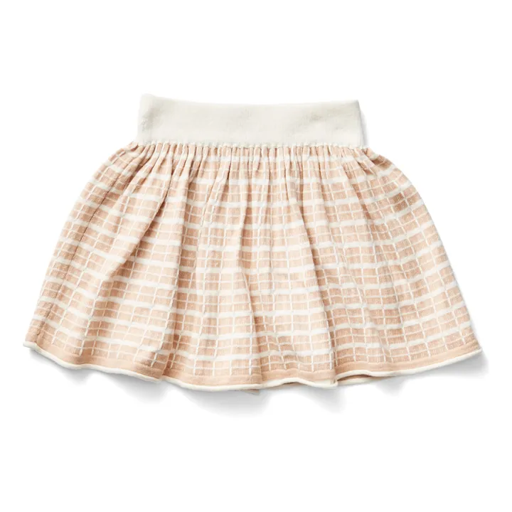 Soor Ploom - Netty Organic Pima Cotton Knit Skirt - Peach | Smallable 