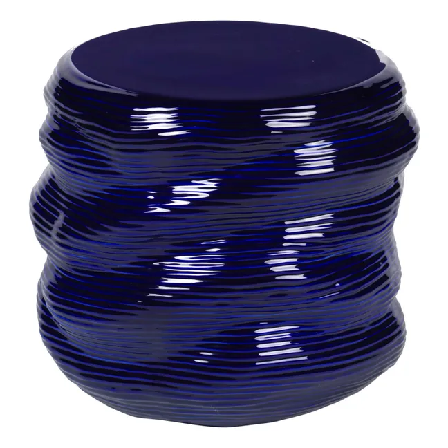 Table d'appoint en grès | Bleu foncé
