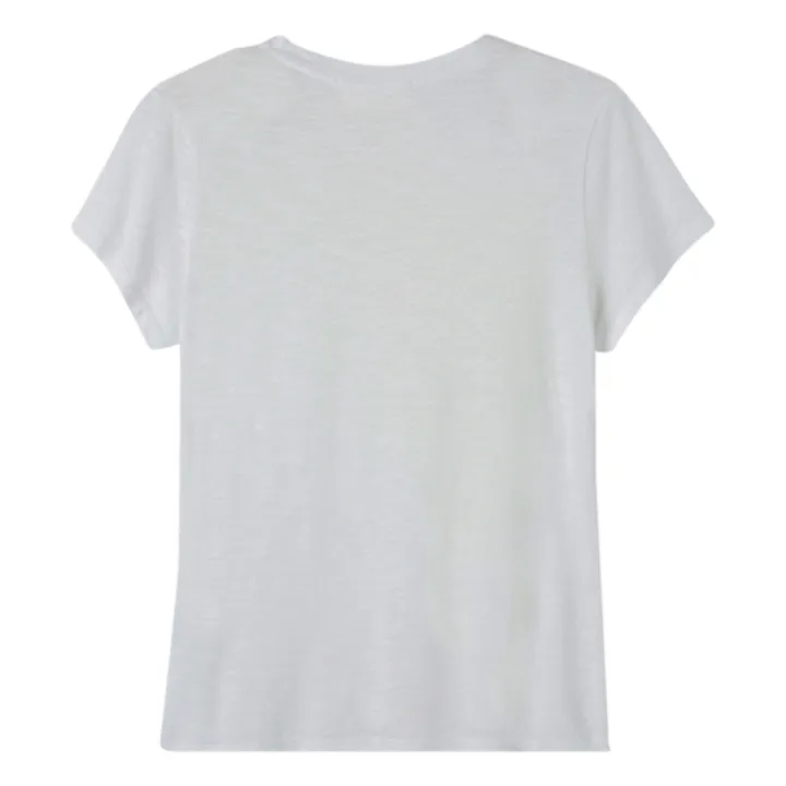 Camiseta con cuello en U Jacksonville | Blanco- Imagen del producto n°6