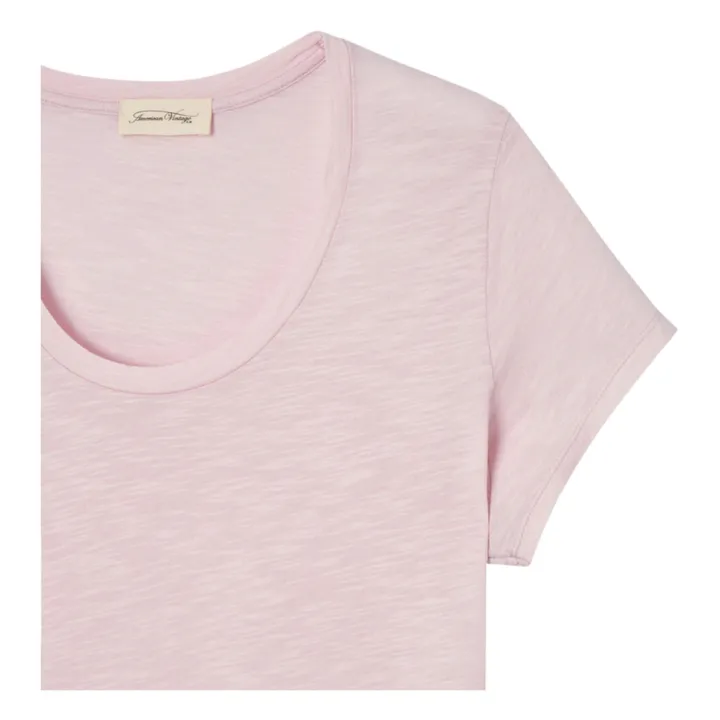 Jacksonville U-Neck T-Shirt | Candy pink- Product image n°5