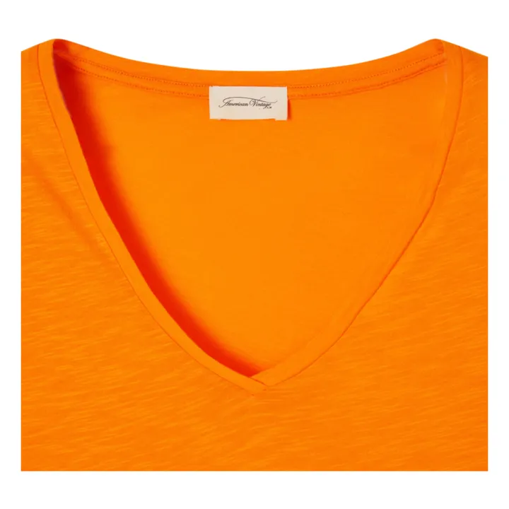 Jacksonville V-Neck T-Shirt | Orange- Product image n°3
