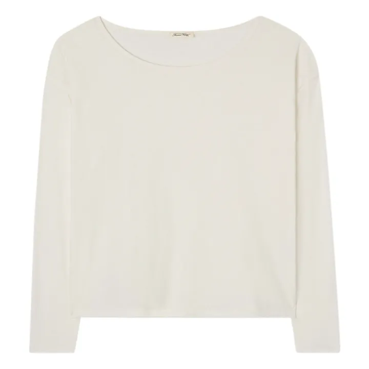 Aksun Crew Neck Long Sleeve T-shirt | White- Product image n°0