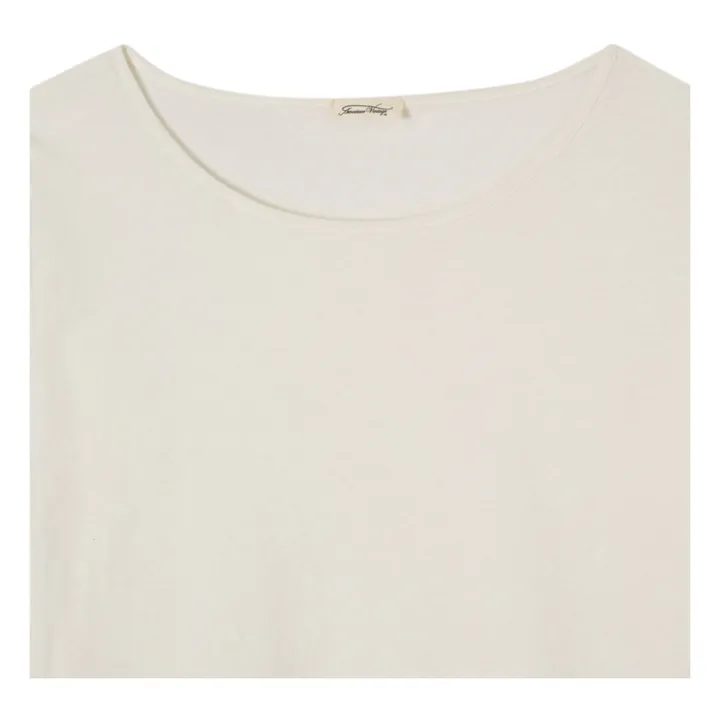 Aksun Crew Neck Long Sleeve T-shirt | White- Product image n°3