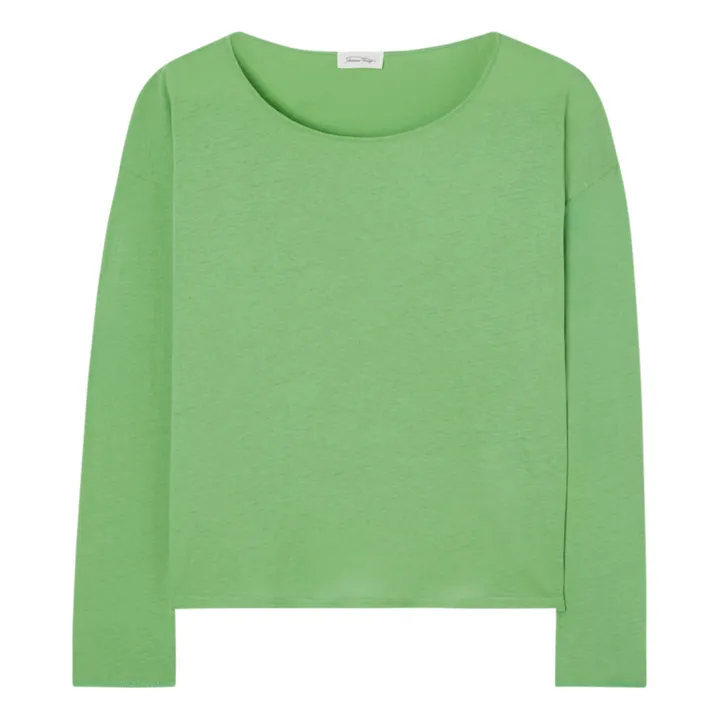 Aksun Langarm Rundhals T-Shirt | Grün- Produktbild Nr. 0