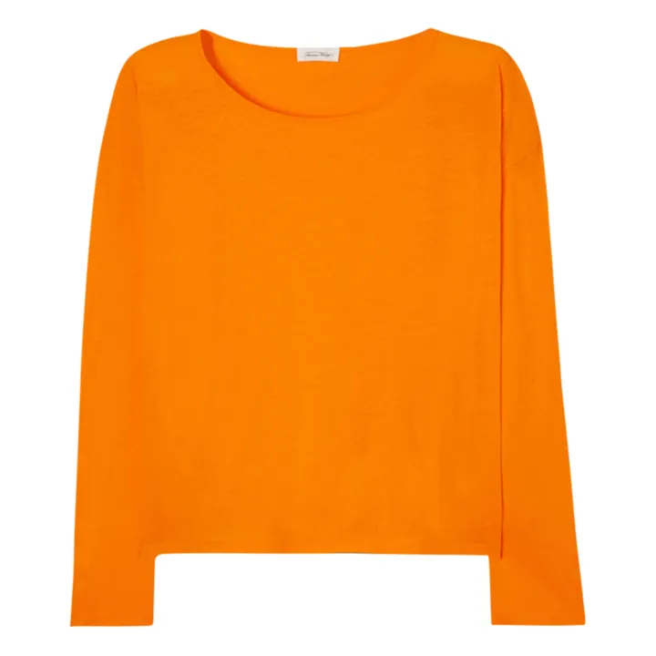 T-shirt Manches Longues Col Rond Aksun | Orange- Image produit n°0