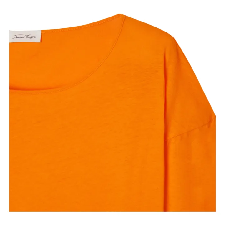 T-shirt Manches Longues Col Rond Aksun | Orange- Image produit n°6