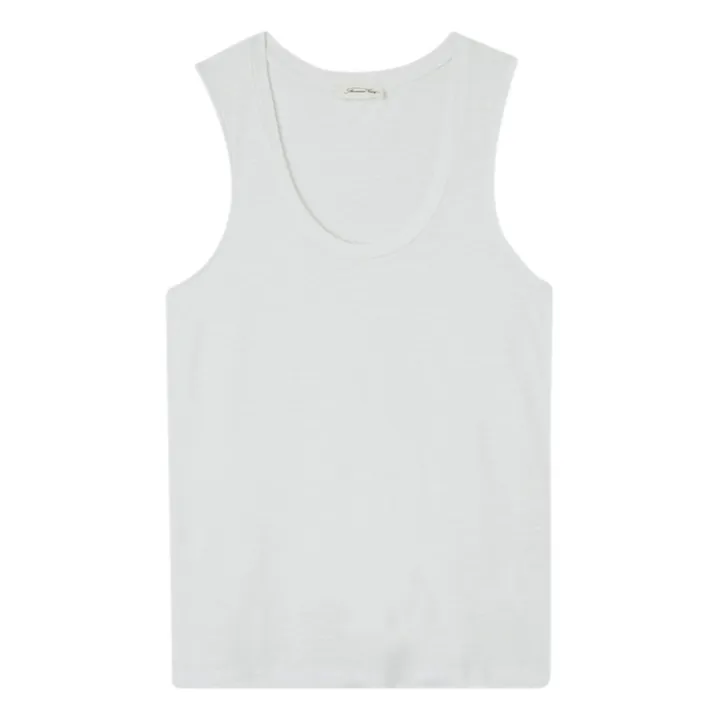 Jacksonville U-Neck Tank Top | White- Product image n°0