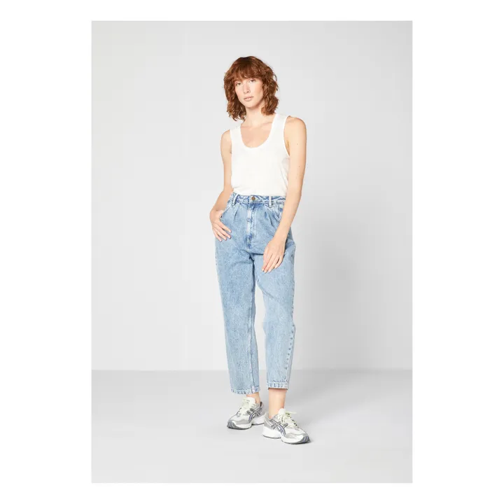 Jacksonville U-Neck Tank Top | White- Product image n°1