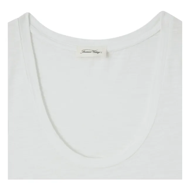 Camiseta de tirantes con cuello en U Jacksonville | Blanco