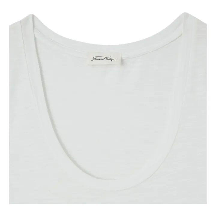 Jacksonville U-Neck Tank Top | White- Product image n°3
