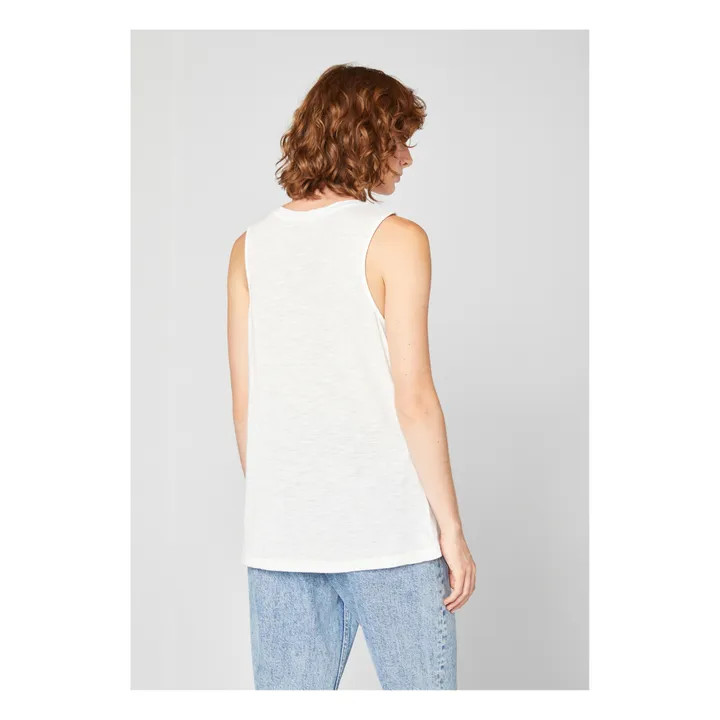 Jacksonville U-Neck Tank Top | White- Product image n°5