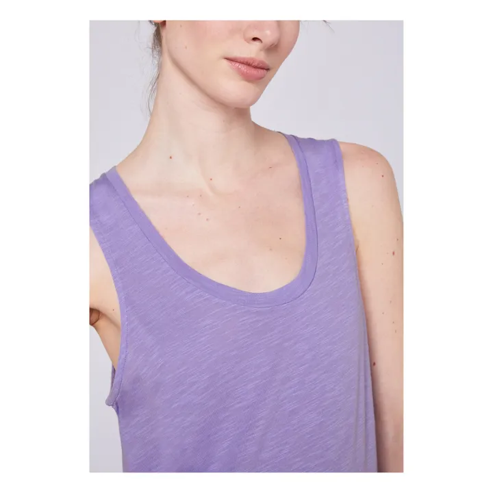 Camiseta de tirantes con cuello en U Jacksonville | Violeta- Imagen del producto n°4