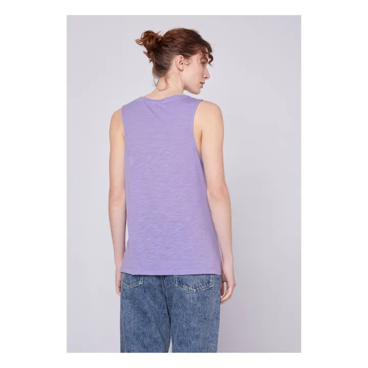 Camiseta de tirantes con cuello en U Jacksonville | Violeta- Imagen del producto n°5