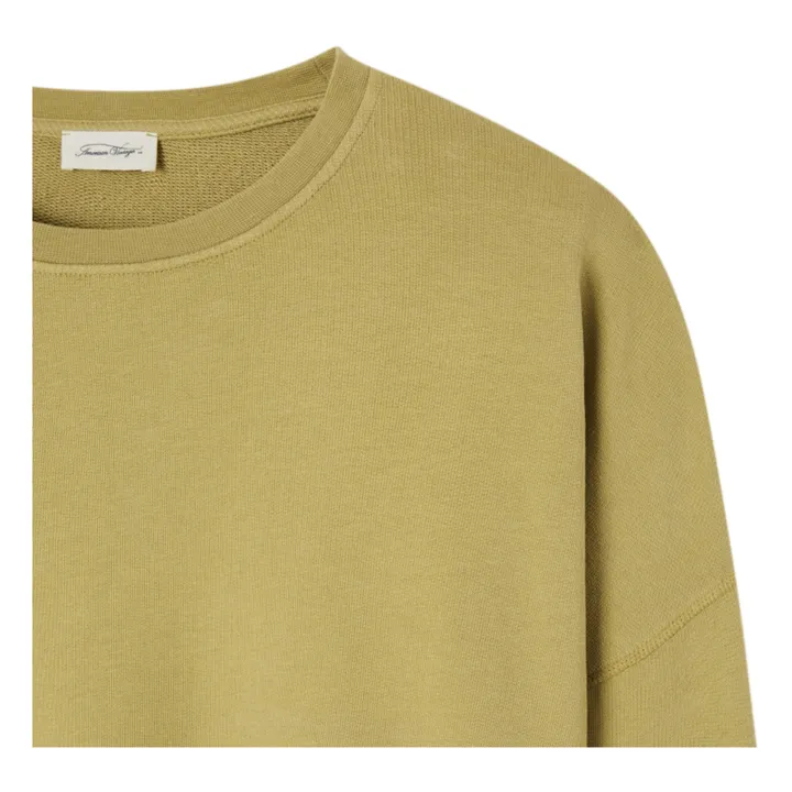 Sweatshirt Hapylife | Khakigrün meliert- Produktbild Nr. 5
