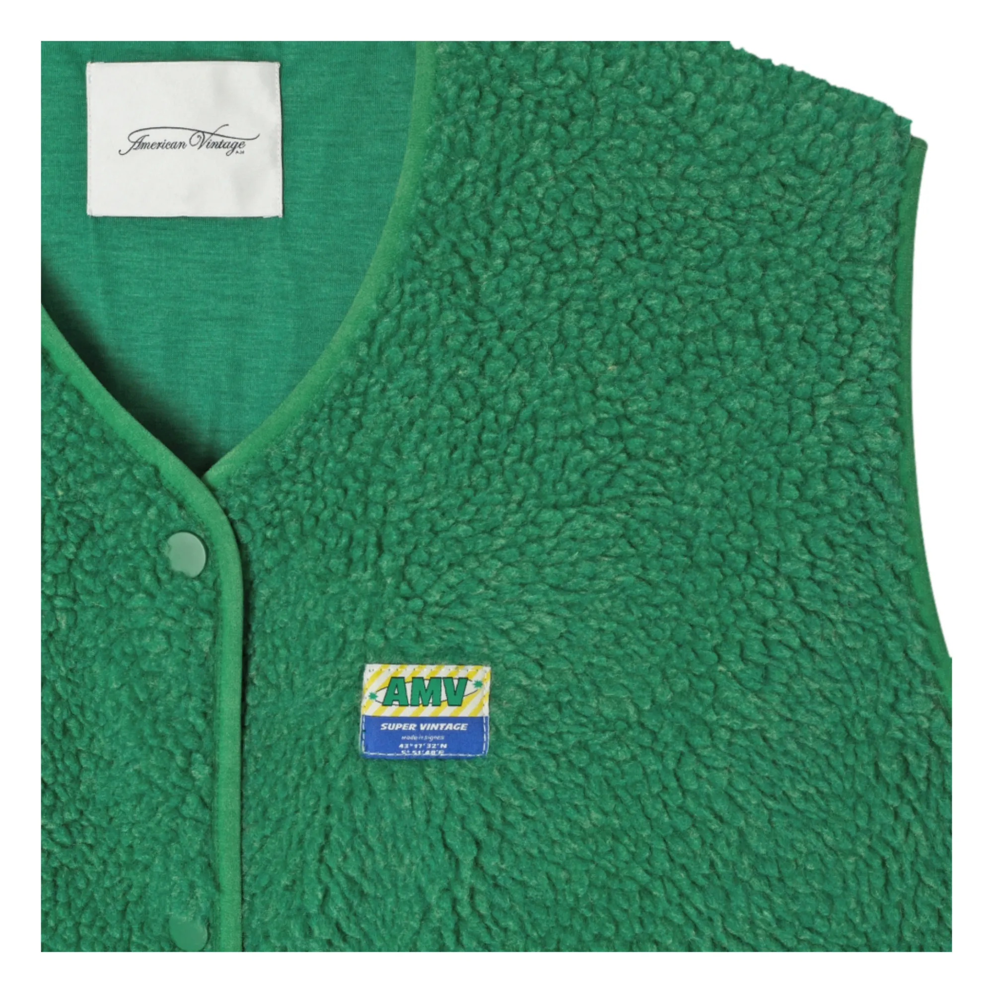 American Vintage Veste Sans Manches Hoktown Vert Smallable