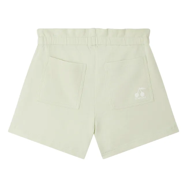 Charlize Lightweight Fleece Shorts | Green water