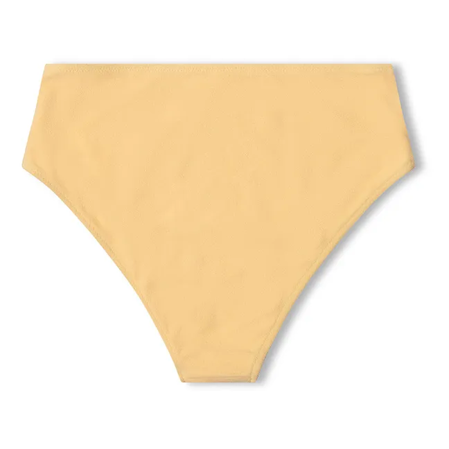 Butter Terry Cloth Bikini Bottom | Yellow