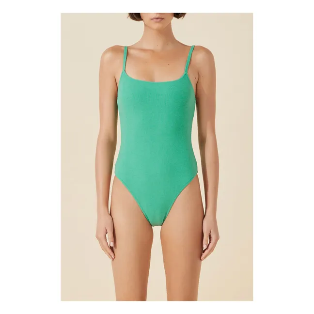 Maillot 1 Pièce Eponge | Vert