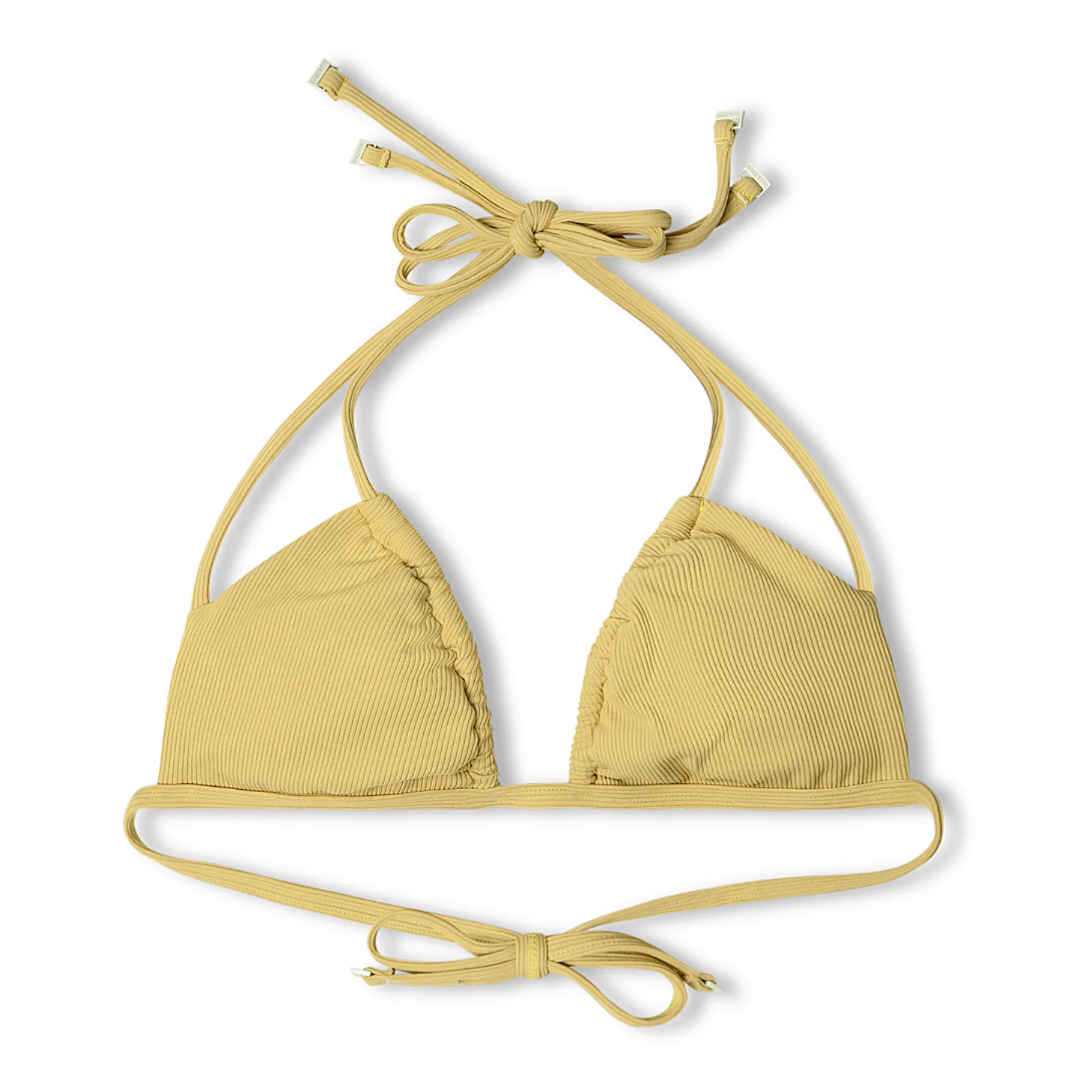 Haut de Maillot Citrus Côtelé | Jaune- Image produit n°0