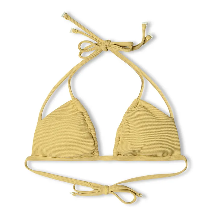 Top bikini a costine Agrumi | Giallo- Immagine del prodotto n°0