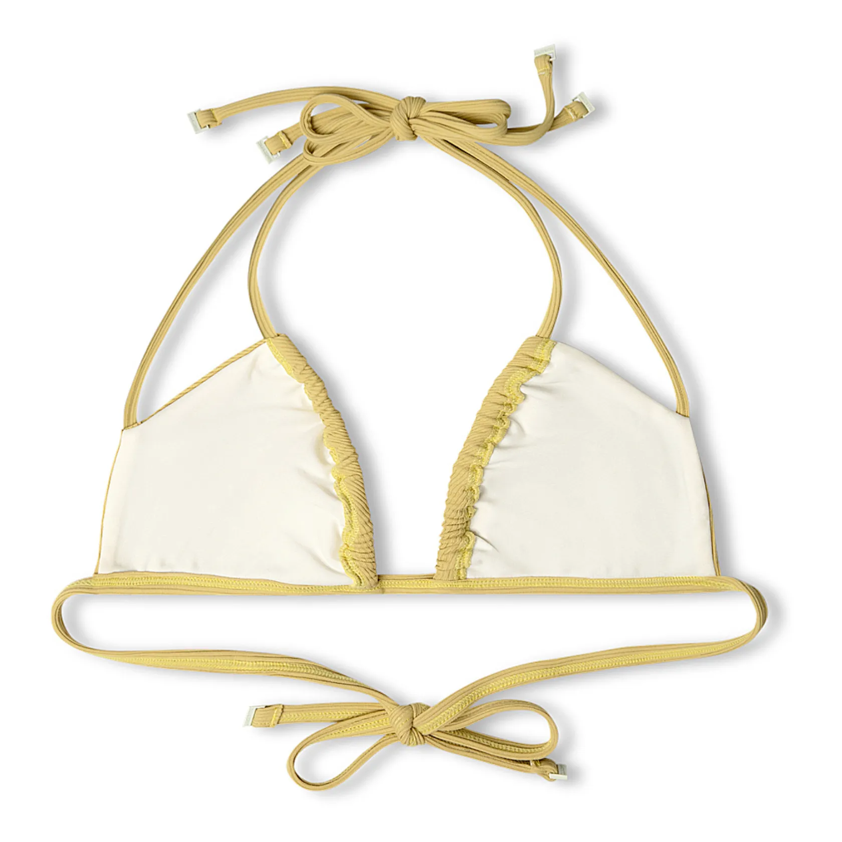 Haut de Maillot Citrus Côtelé | Jaune- Image produit n°5