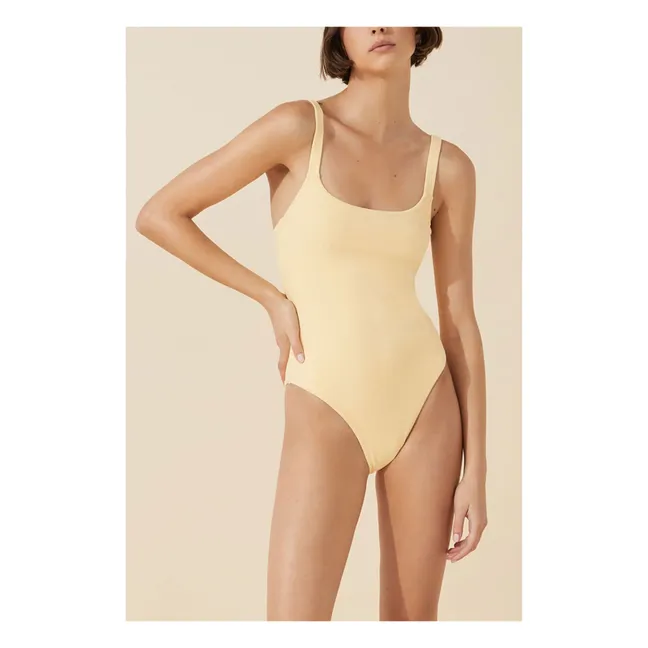 Maillot 1 Pièce Butter Eponge | Jaune