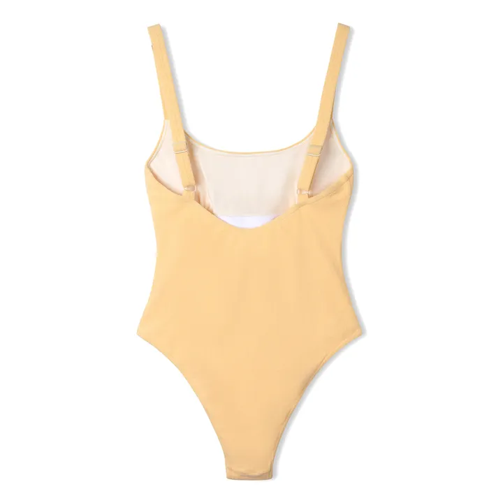 Butter Terry Cloth One-Piece Swimsuit | Yellow- Product image n°5