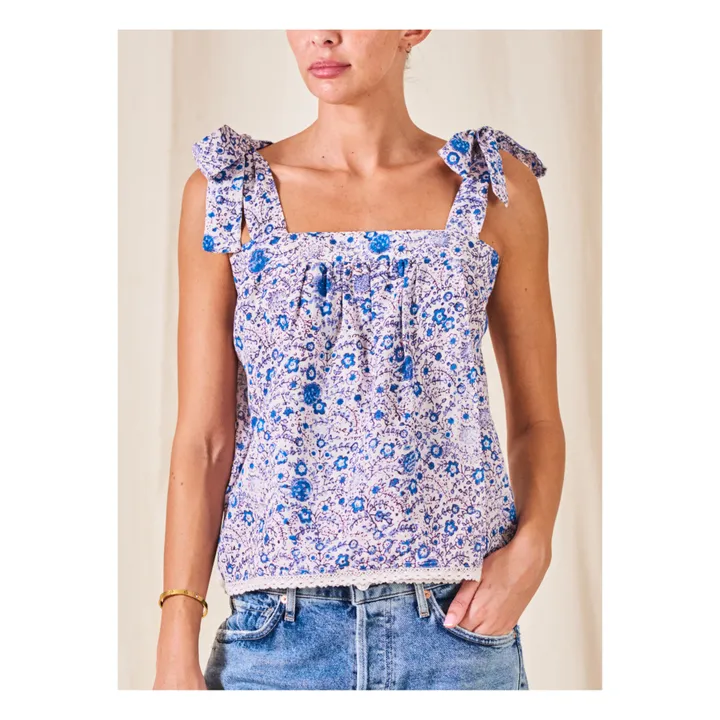Joss Camisole Top | Navy blue- Product image n°2