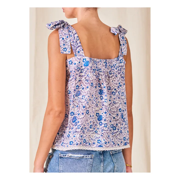 Joss Camisole Top | Navy blue- Product image n°4