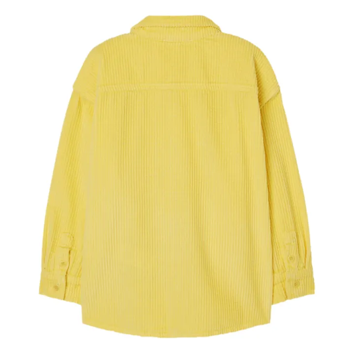 Camisa de algodón ecológico | Amarillo- Imagen del producto n°2