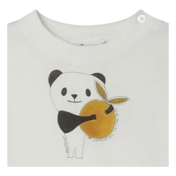 Camiseta Panda Cai | Crudo- Imagen del producto n°1