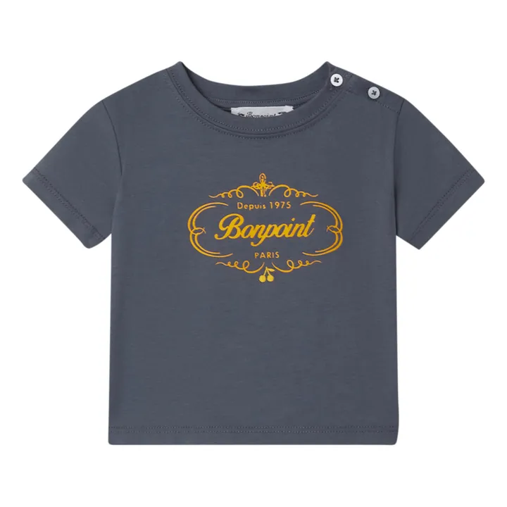 T-Shirt Cai | Graublau- Produktbild Nr. 0