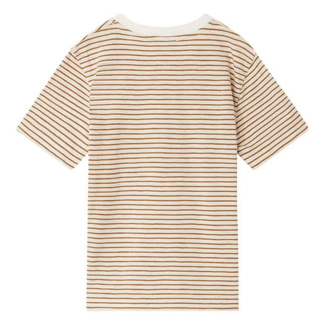 Thibald Striped T-Shirt | Caramel