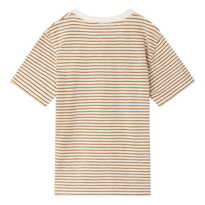 T-Shirt Gestreift Thibald | Karamel- Produktbild Nr. 2