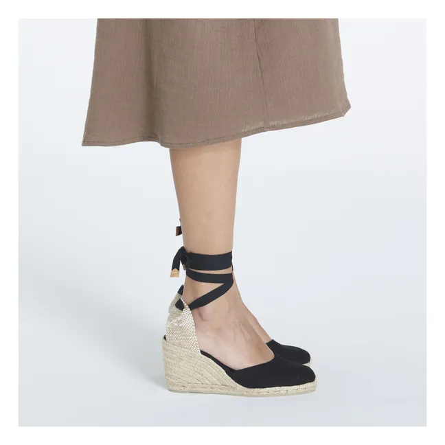 Espadrilles Carina 8 cm | Noir