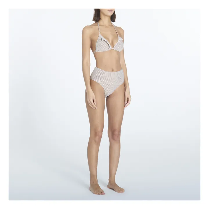 Haut de Maillot Striba Bel Frill | Chocolat- Image produit n°1