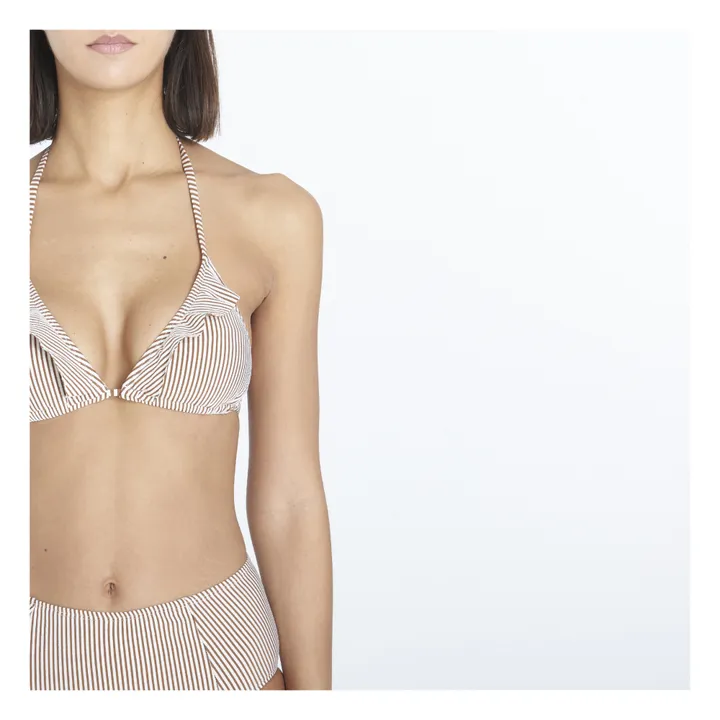 Haut de Maillot Striba Bel Frill | Chocolat- Image produit n°3