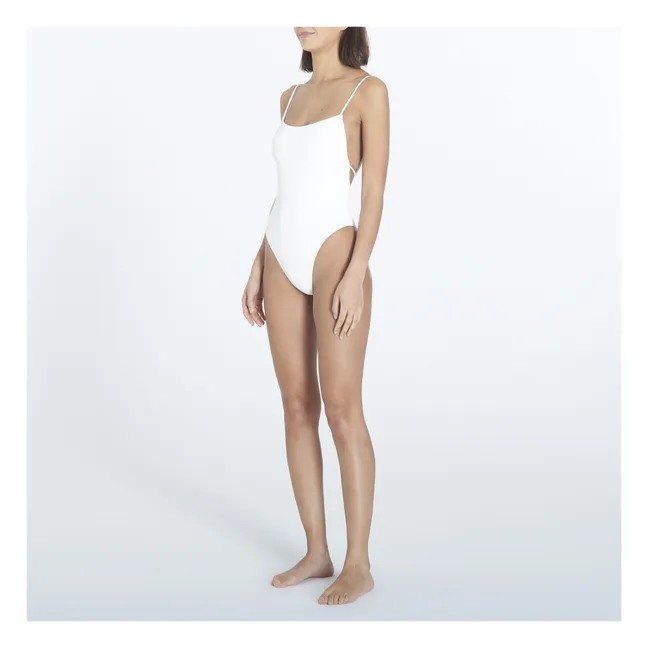 Ventiquattro Ribbed One Piece Swimsuit | Ivory