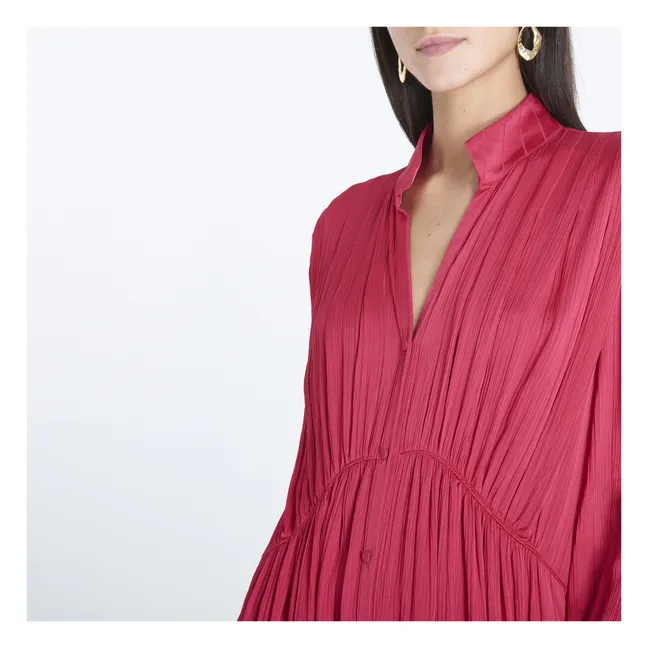 Abito con bottoni | Rosso
