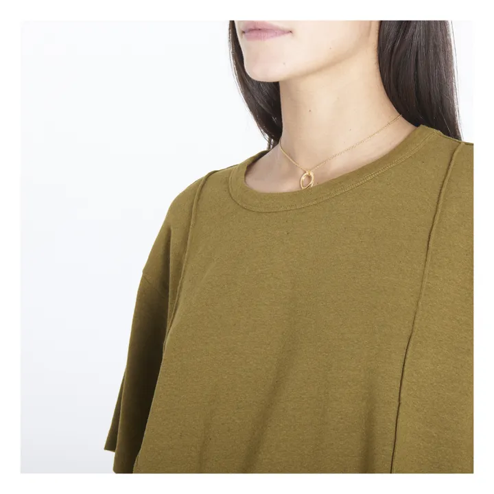 T-Shirt Hova Bio-Baumwolle | Grünolive- Produktbild Nr. 3