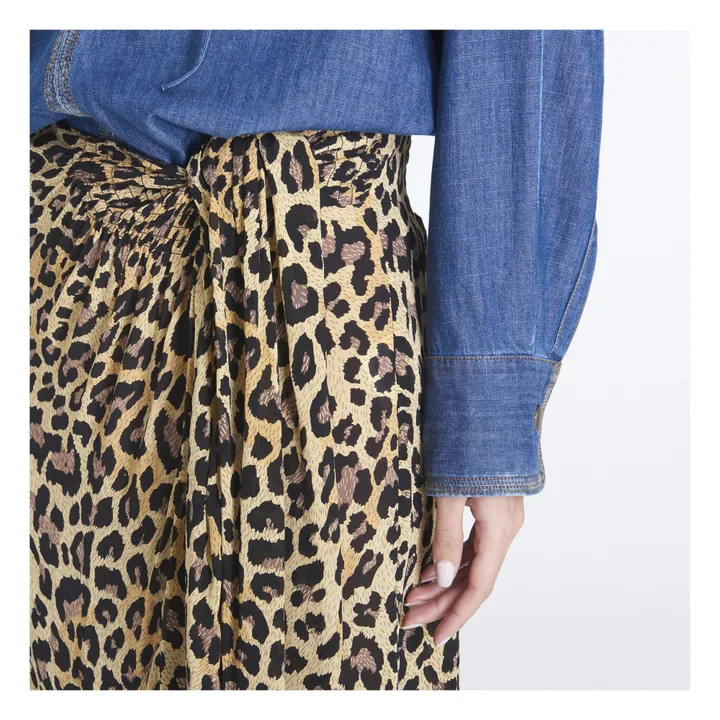 Handkerchief Skirt | Leopard- Product image n°3