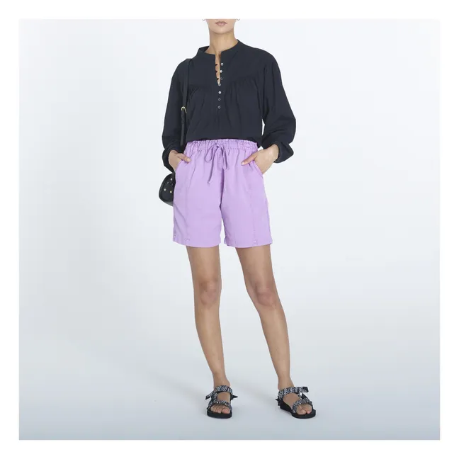 Blouse Delilah Popeline de Coton | Noir